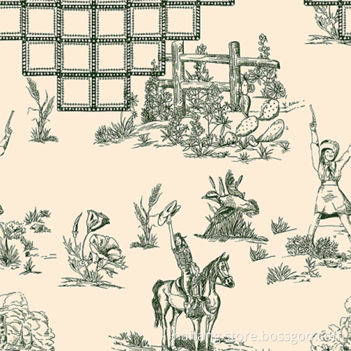 High-class Digital Printing Fabric Woven Garments Classic